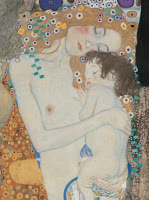 Quadro di mamma con bambino. Le tre età della donna. Gustav Klimt